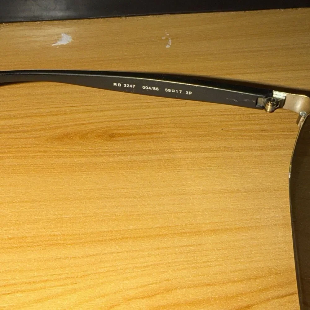 Ray-Ban RB3247 004/58 Sunglasses Eyeglasses Black Metal 59-17 Frames Only